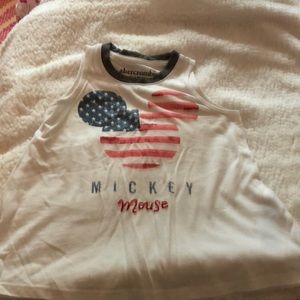 Abercrombie girls kids tank with Mickey Mouse 5/6